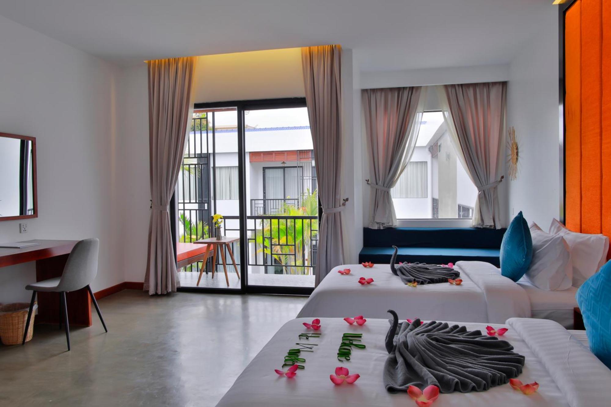 Central Corner Suite Siem Reap Exterior foto